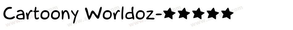 Cartoony Worldoz字体转换